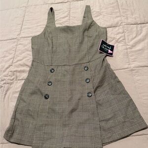 Mixed Threads Chic Checkered Kids Dress